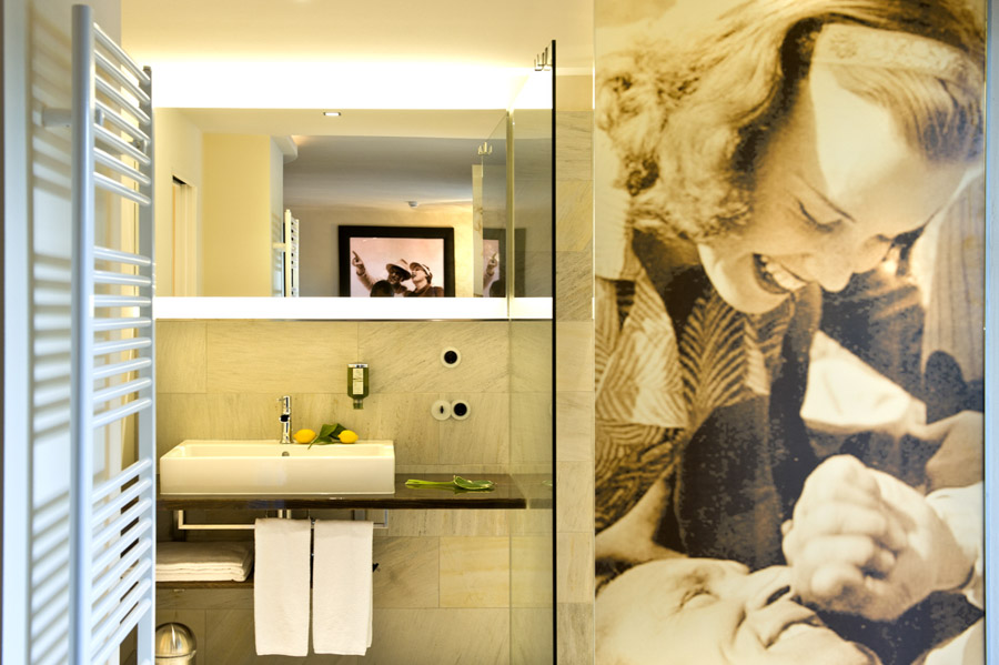 Luis Trenker Junior Suite Badezimmer